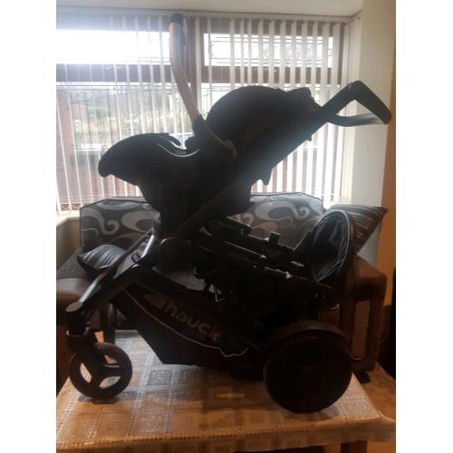 Twin baby buggy used