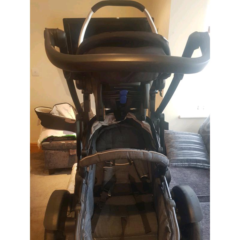 Twin baby buggy used