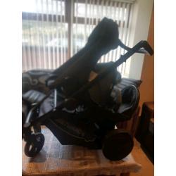 Twin baby buggy used