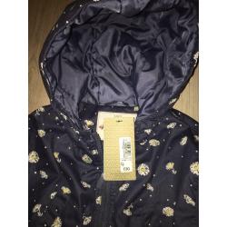 New Girls M&S Weatherproof Jacket RRP ?30 Age 11-12 years