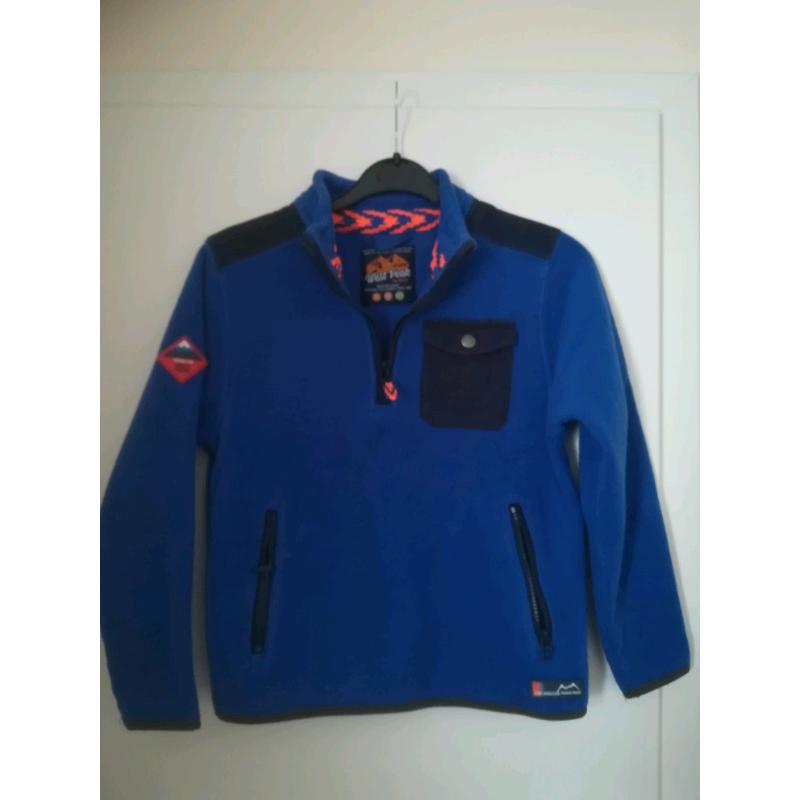 Boys Blue Next Fleece Sweatshirt