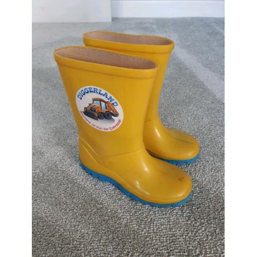 Diggerland Childs Wellies