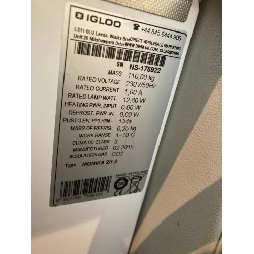 Igloo Monika 2/1.0 refrigerator used - as new