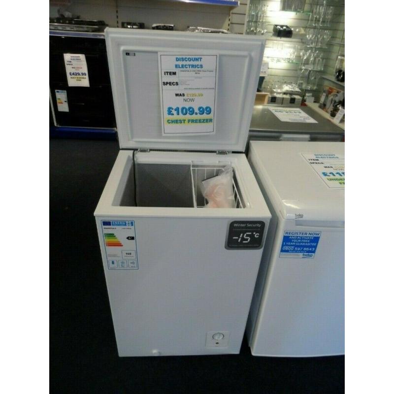 ESSENTIALS Chest Freezer Freestanding C95CFW20 - White