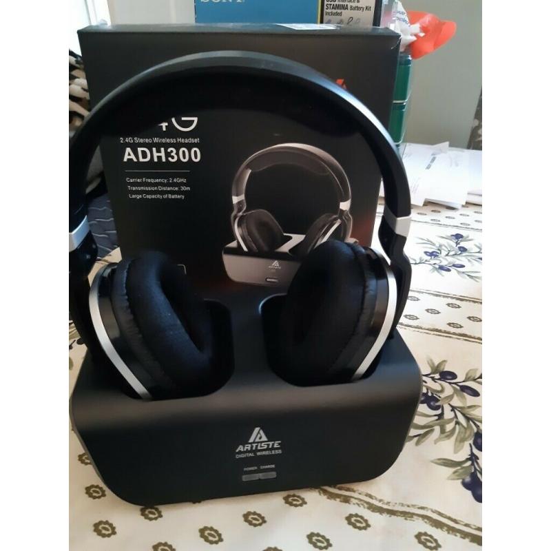 Stereo wireless headset
