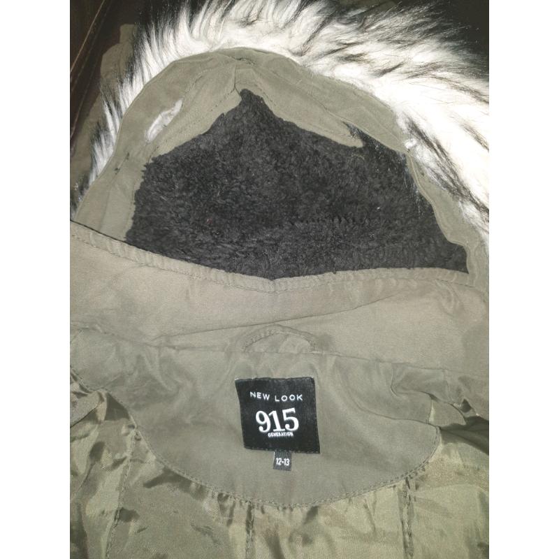 Pending Parka Coat size 12-13yrs