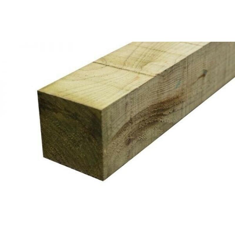 NEW TREATED FENCE POSTS 75X75 100X100 150X150