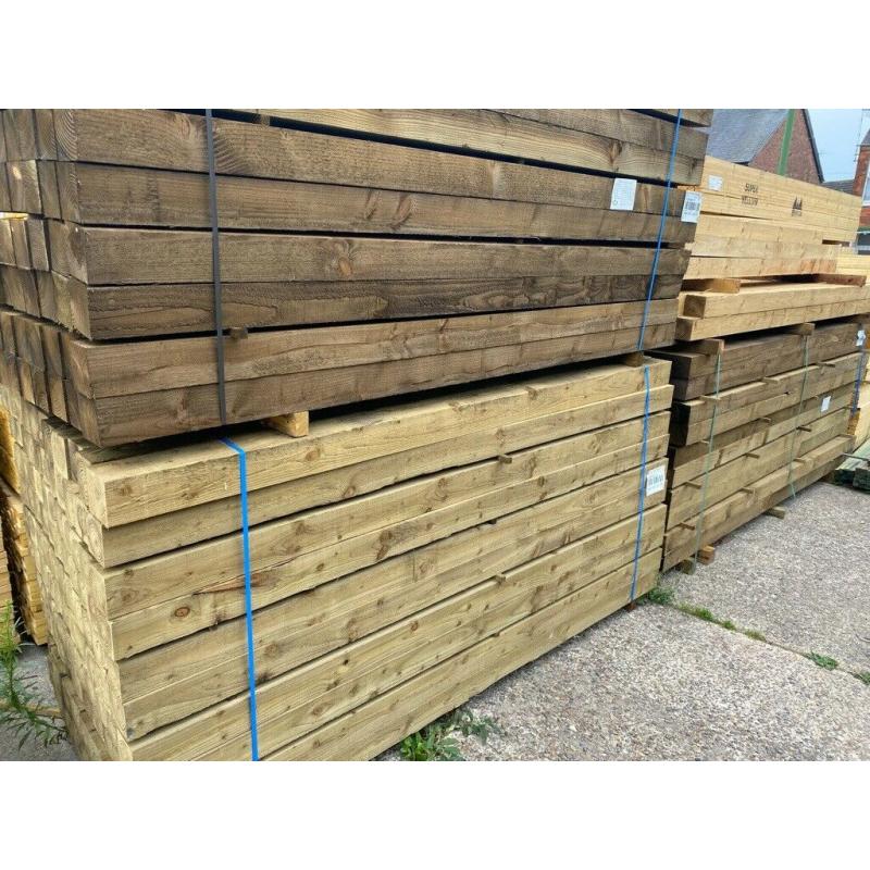 NEW TREATED FENCE POSTS 75X75 100X100 150X150