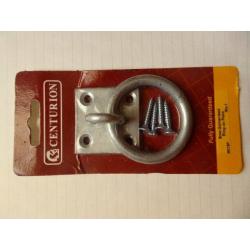 Centurion 8mm Galvanised Ring on Plate, Heavy Duty - NEW IN PACKAGING