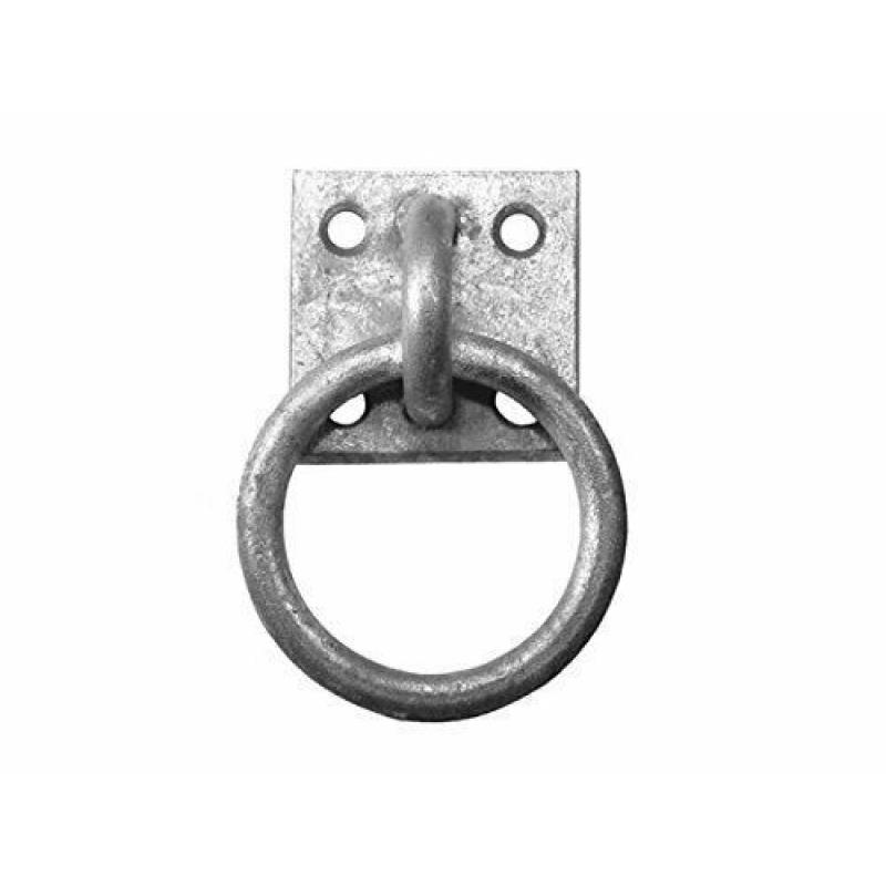 Centurion 8mm Galvanised Ring on Plate, Heavy Duty - NEW IN PACKAGING