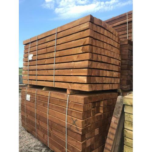 Pressure treated railway/garden sleepers