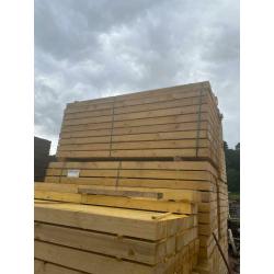 Pressure treated railway/garden sleepers