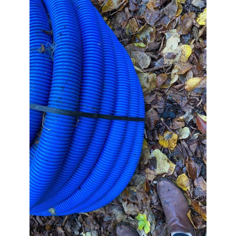 Water conduit blue