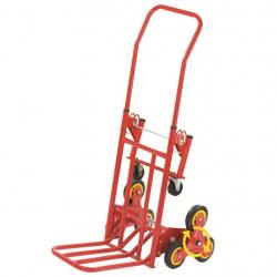Large 2-in-1 Tri-Wheel Trolley and Flat-Bed Cart