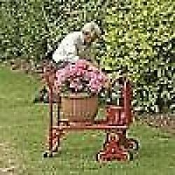 Large 2-in-1 Tri-Wheel Trolley and Flat-Bed Cart