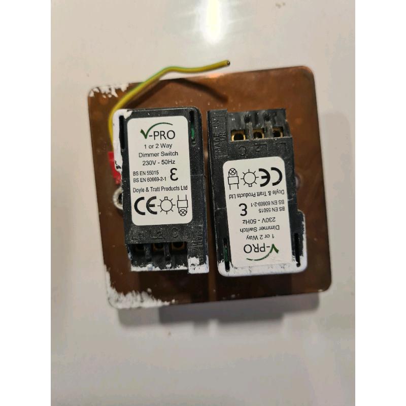 Copper Dimmer Switch