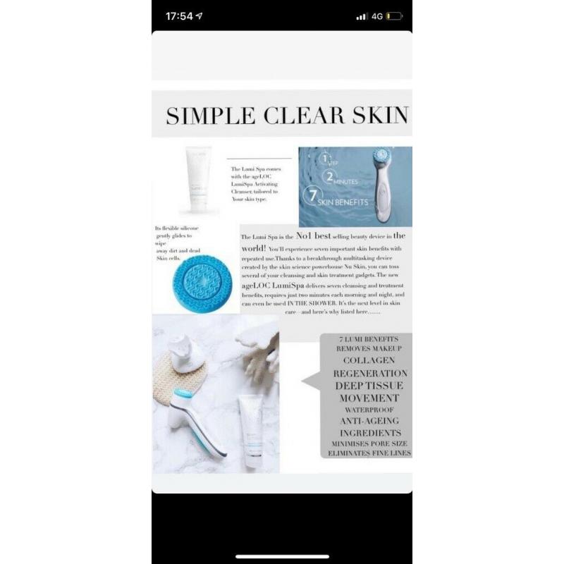 NuSkin LumiSpa cleansing device