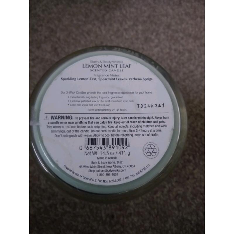 Bundle of bath products and candles