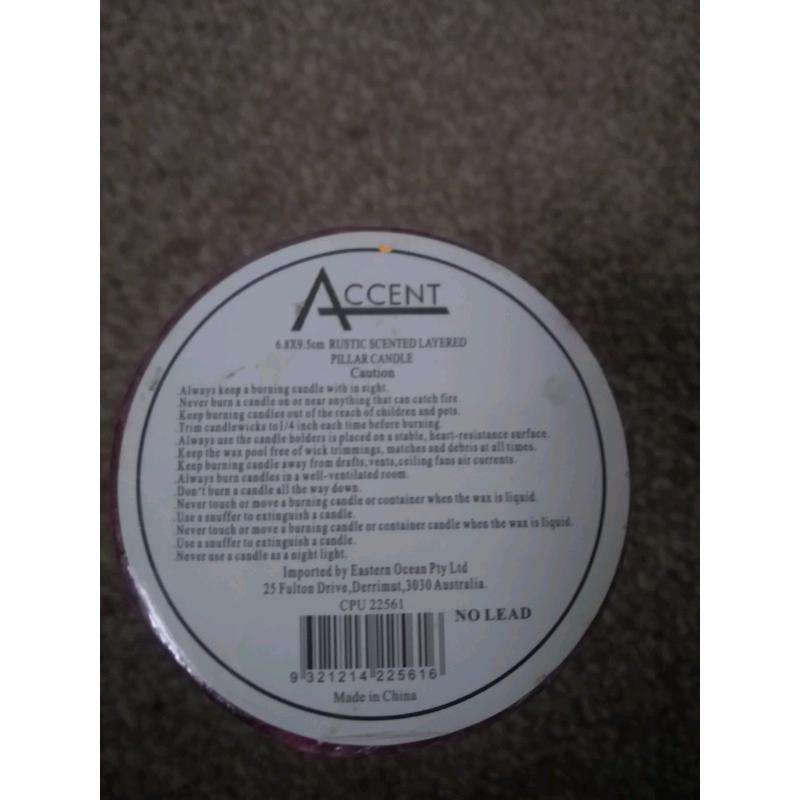 Bundle of bath products and candles