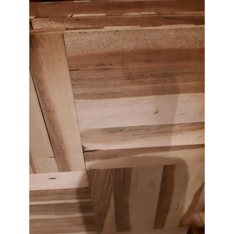Hardwood floor tiles approx 1 m