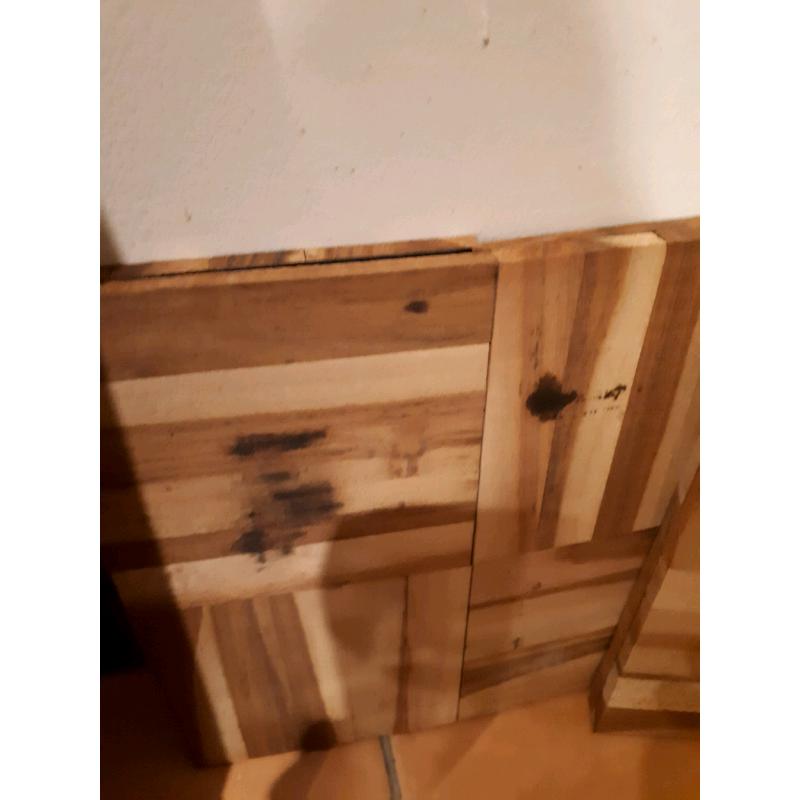 Hardwood floor tiles approx 1 m