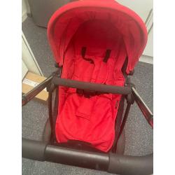 Icandy strawberry 2 travel system (pushchair and carrycot)