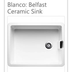 Belfast white kitchen sink - brand new boxed