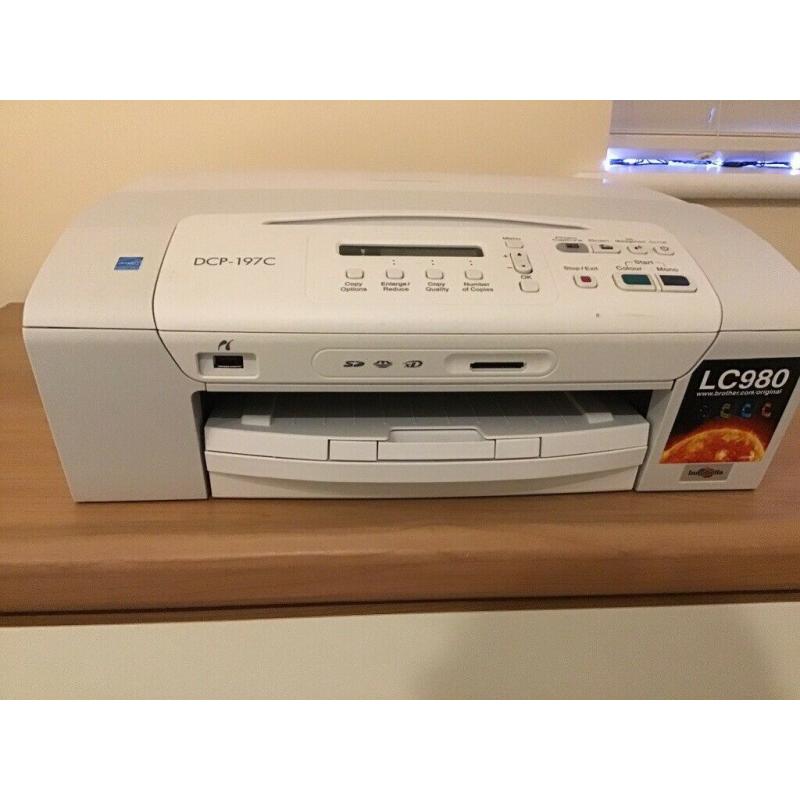 Brother LC980 printer, scanner, photocopier