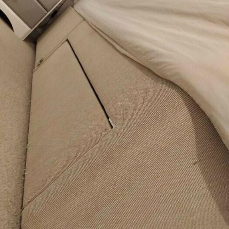 King size divan storage bed with 2 drawers and headboard