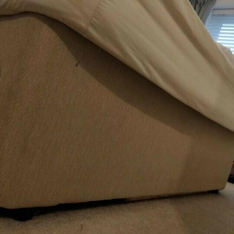 King size divan storage bed with 2 drawers and headboard