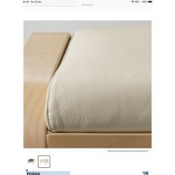 IKEA PO?NG Footstool, birch veneer/Glose eggshell