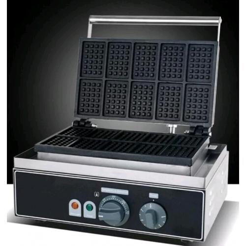10 set commercial Electric Waffle stainless steel machine