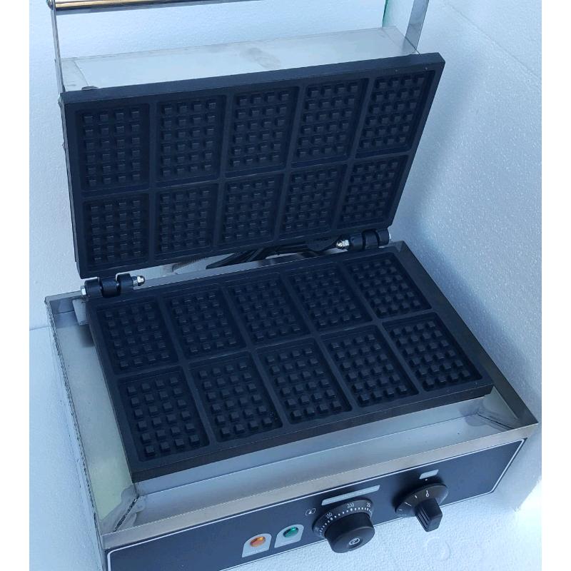 10 set commercial Electric Waffle stainless steel machine