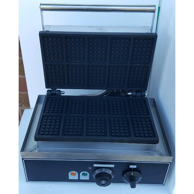 10 set commercial Electric Waffle stainless steel machine