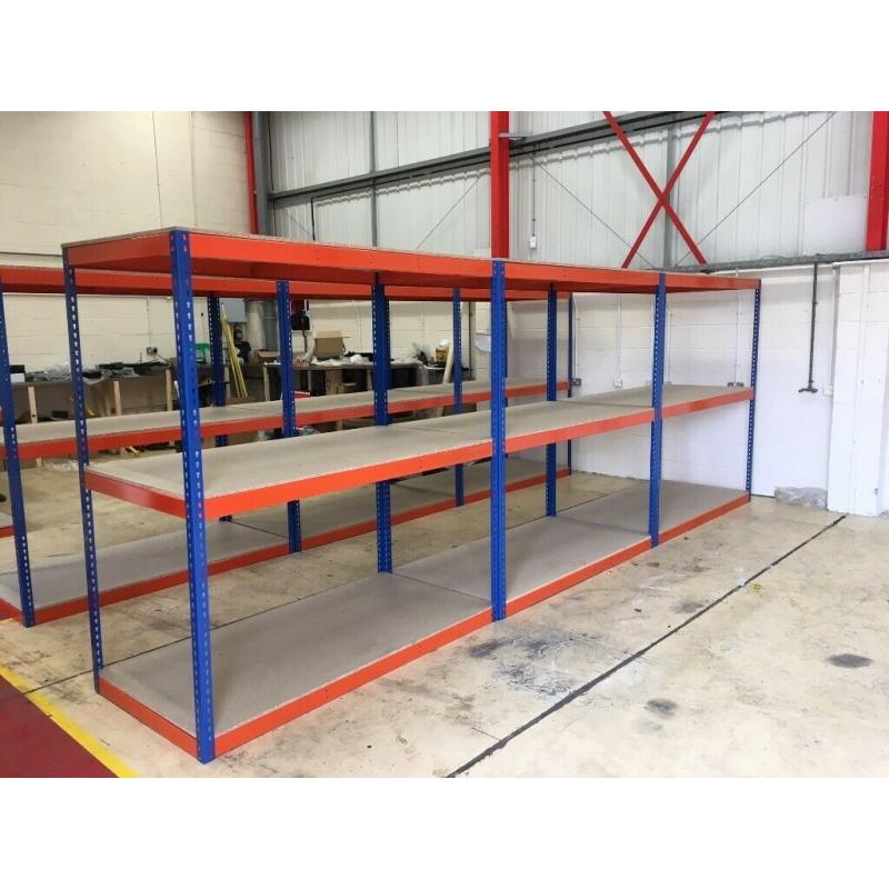job lot Rapid 1 HEAVY DUTY industrial long span shelving 2 m high( pallet racking , storage )