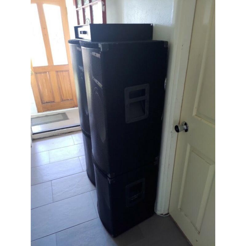15 inch 900W speakers(3 way) + 1000W amplifier [ EMINENCE SERIE AMERICAN STANDARD KAPPA 15A ]