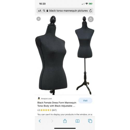 Bran new in box black Mannequin