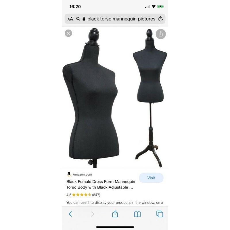 Bran new in box black Mannequin