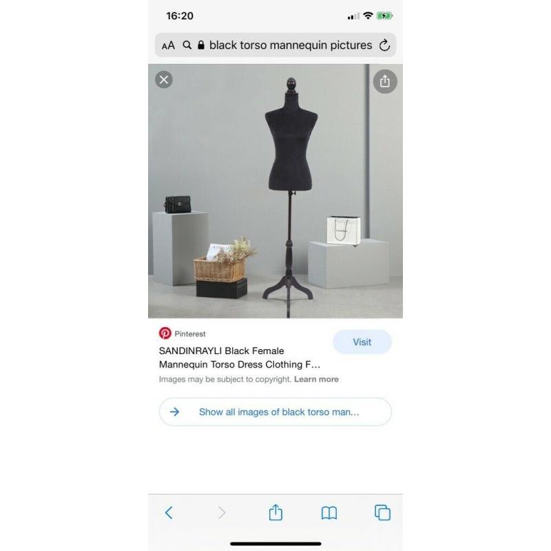 Bran new in box black Mannequin