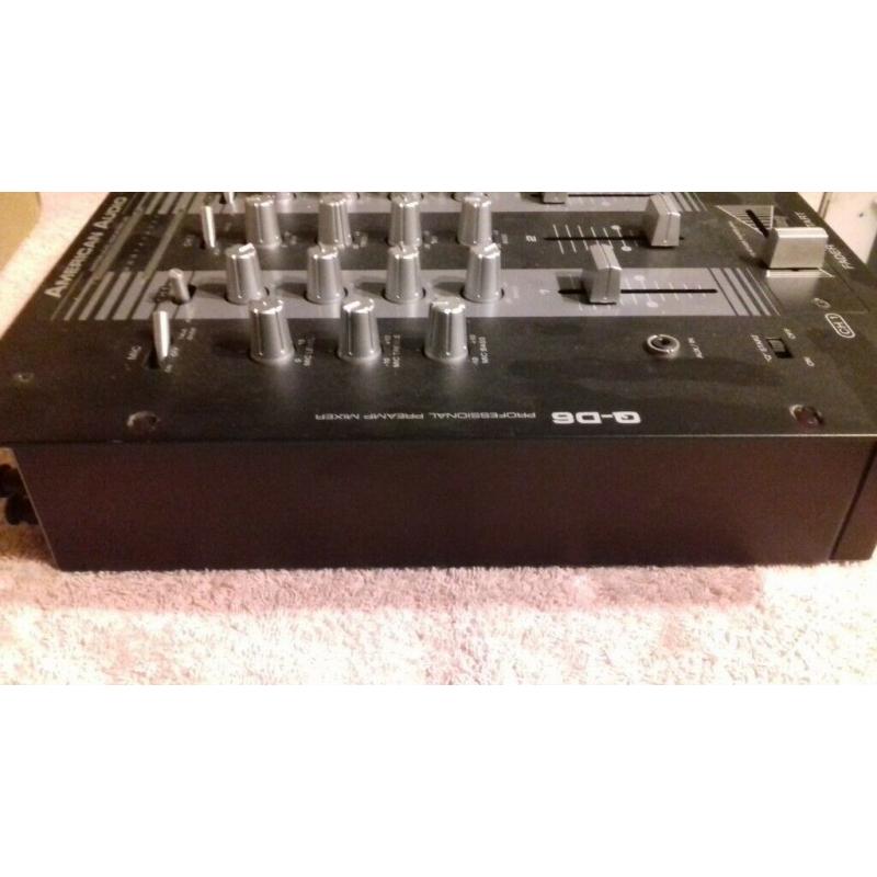 AMERICAN AUDIO Q -D6 PROFESSIONAL PREAMP MIXER