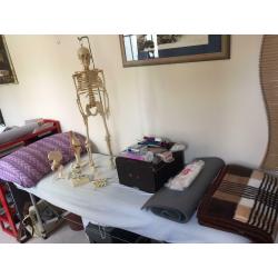 Portable Physiotherapy couch and two couch covers