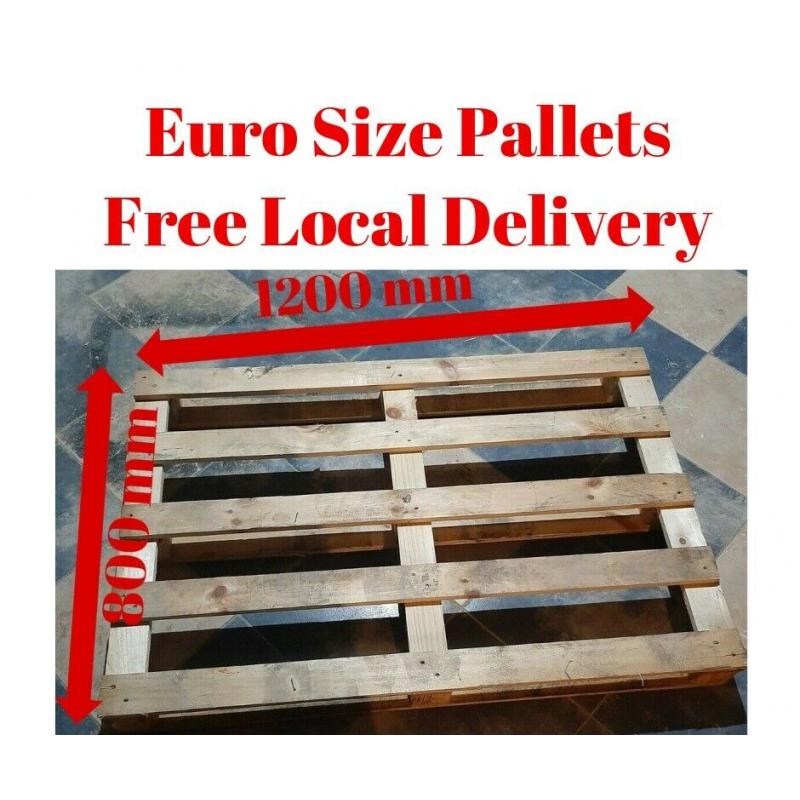 Lightweight Good Quality Non EPAL/EUR Euro Sized Pallets - Free Local Delivery