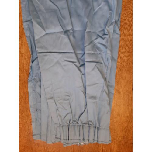 Pair pale blue curtains