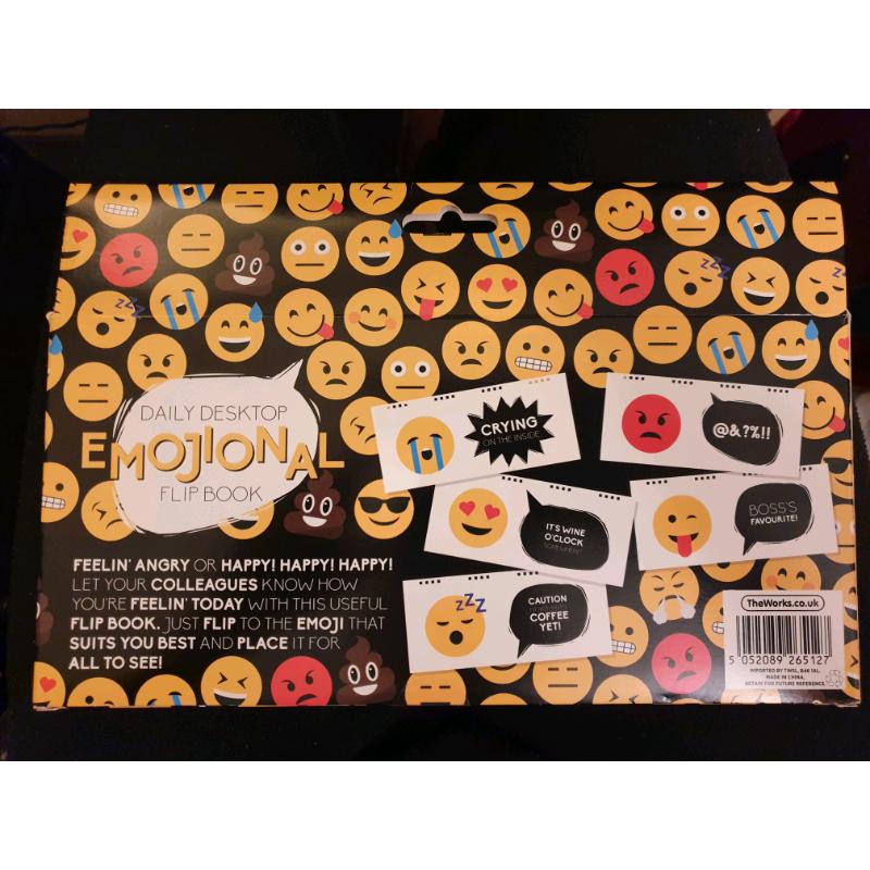 Daily Desktop EMOJIONAL Flip Book (Christmas Gift Idea)