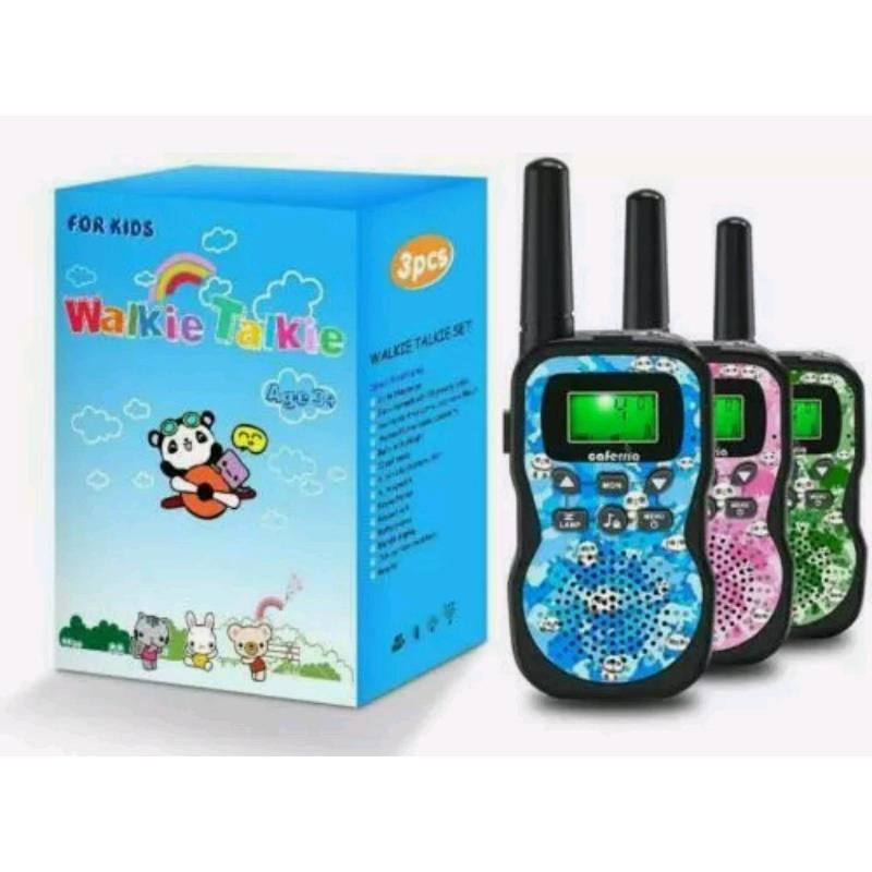 Set of 3 Walkie Talkies Kids 22 Channel Radio 3 KM Range. RRP ?50