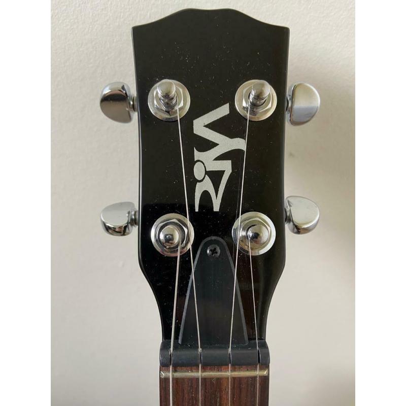 Risa LP Style Soprano Ukulele Tobacco Sunburst
