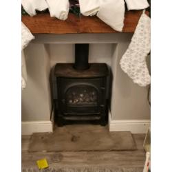 Gazco Stockton 5 Log Burner Wood Stove LPG/GAS Good Condition