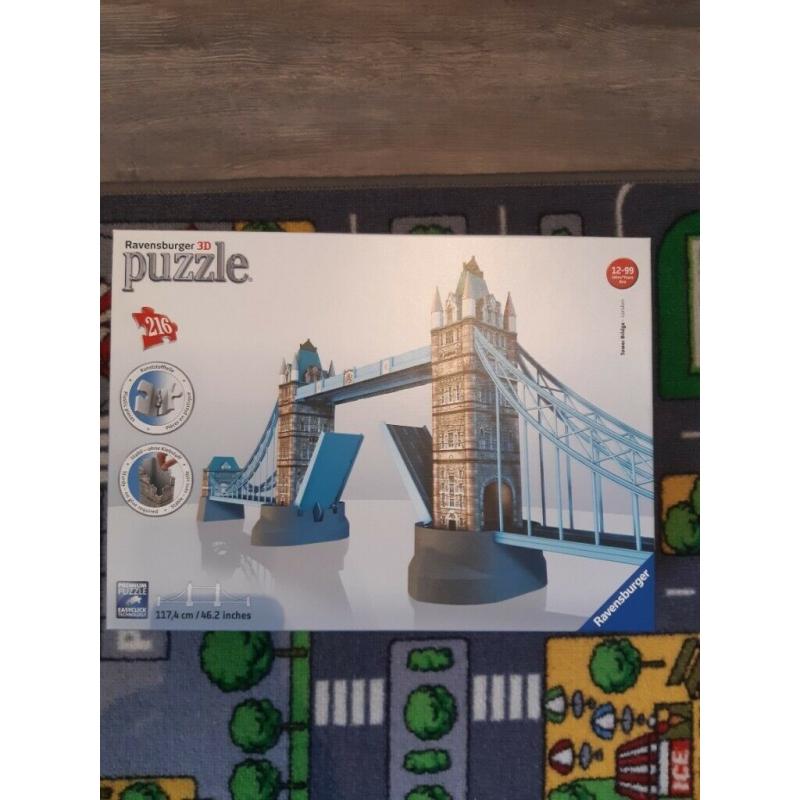 3D London Bridge Puzzle As New in Box