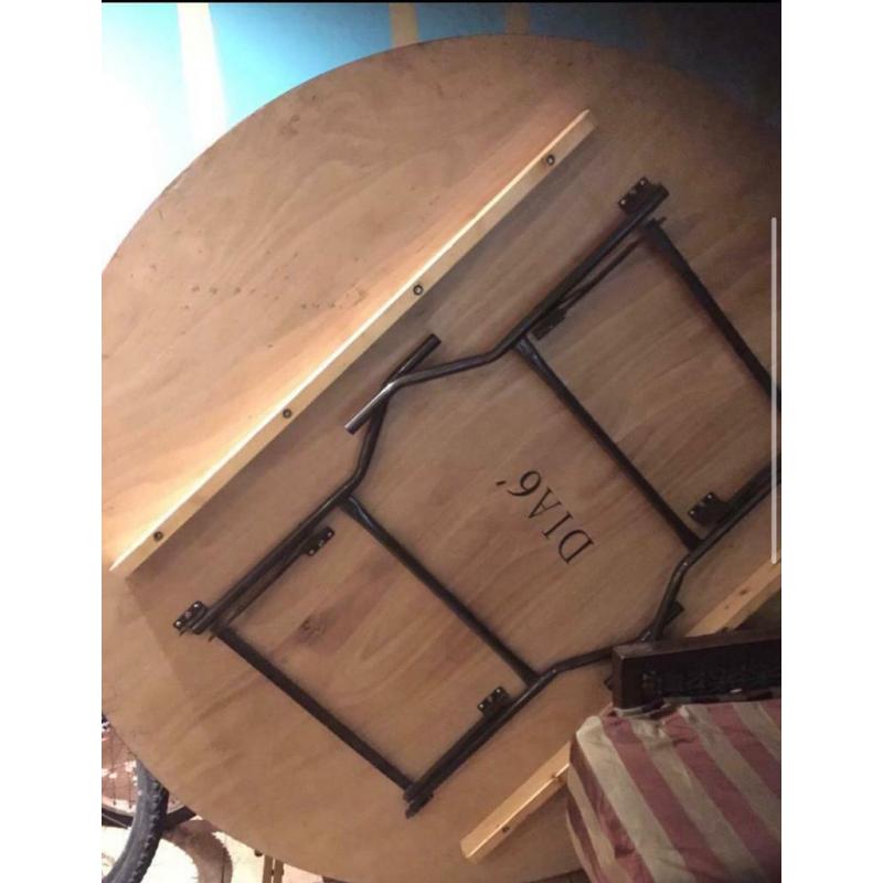 Circular restaurant tables