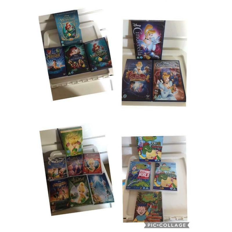 Mixed bundle of children?s dvds